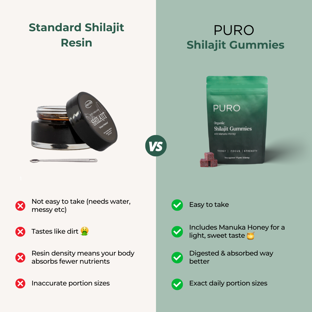 Organic Shilajit Daily Gummies (New Offer)