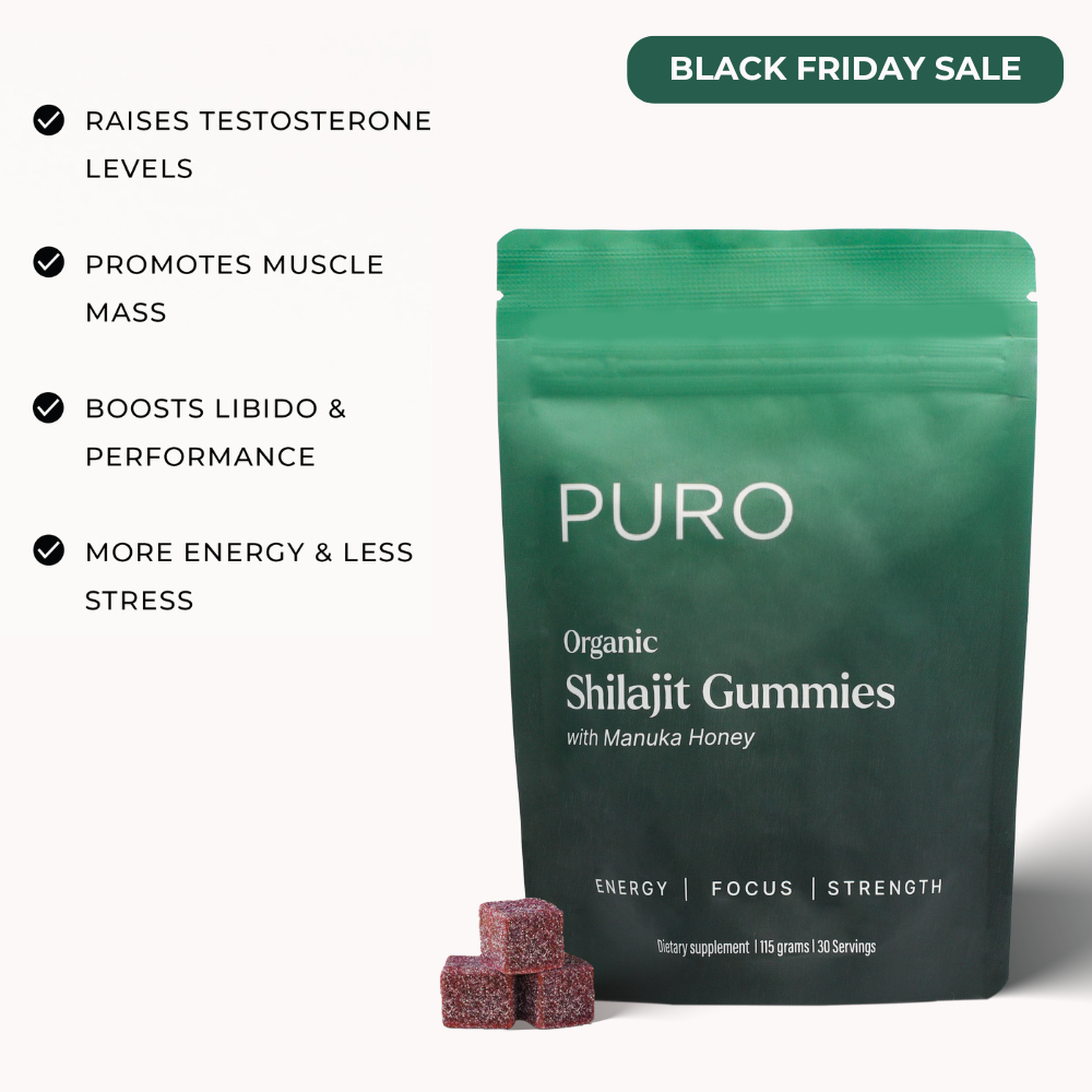 Black Friday Sale - Organic Shilajit Daily Gummies