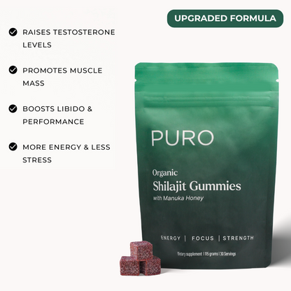 Organic Manuka Honey Shilajit Gummies