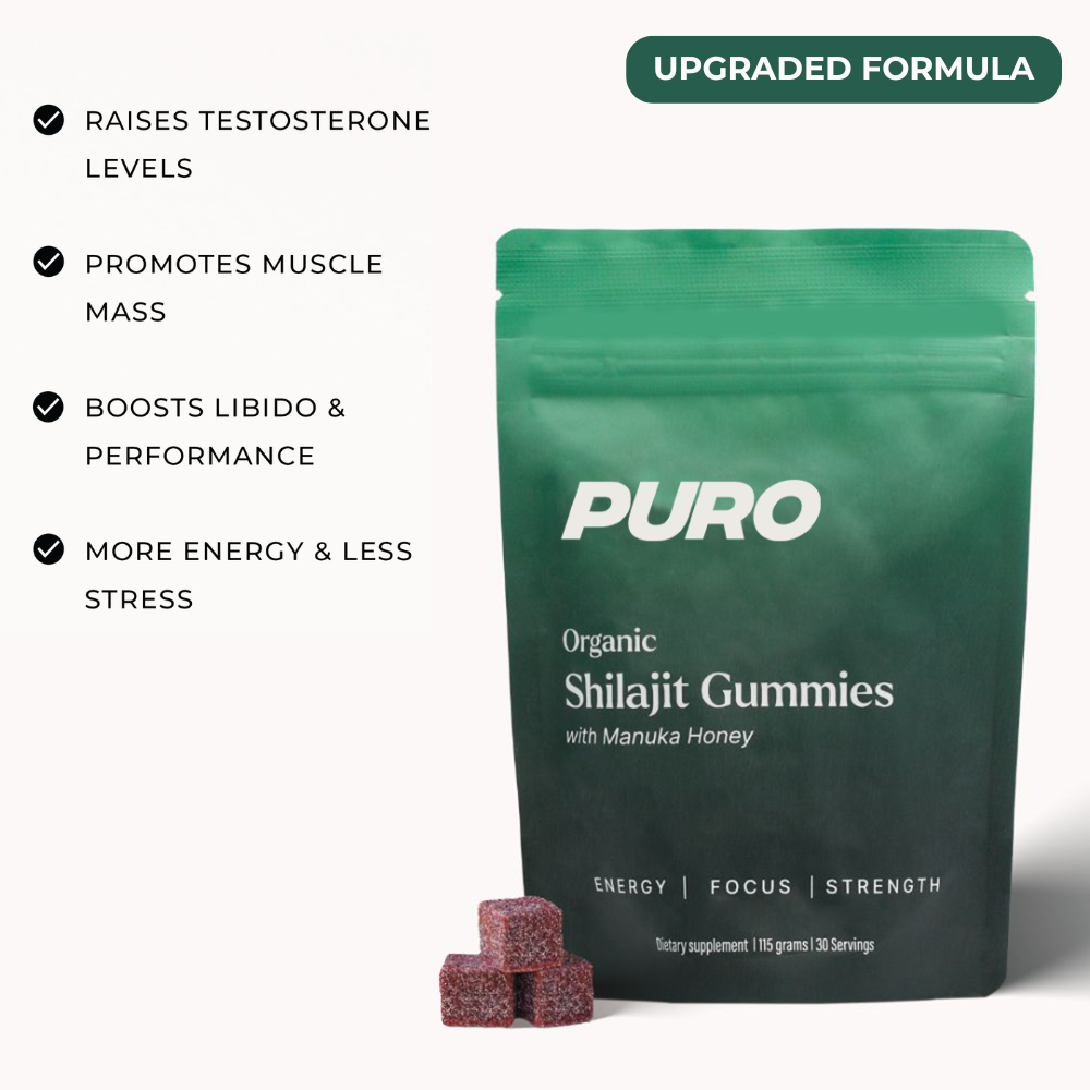 Organic Shilajit Daily Gummies (New Offer)