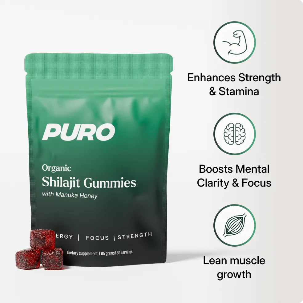 Organic Shilajit Daily Gummies